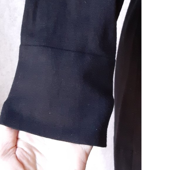 Women's Chelsea &Theodore long tunic with back slit/ bow closure,3/4 sleeves, M - Picture 4 of 11